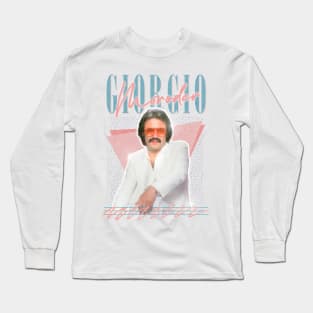 Giorgio Moroder -- Retro Style Fan Art Design T-Shirt Long Sleeve T-Shirt